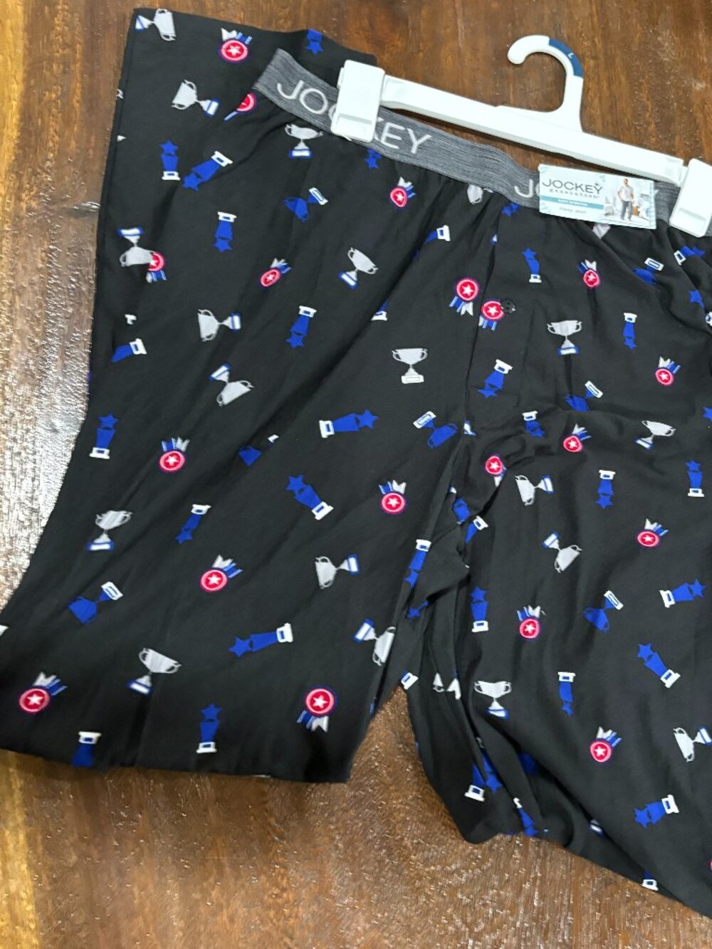Jockey Trophy Dad Award Men's Sleep Lounge Pants sz Large L Soft Comfy NEW NWT